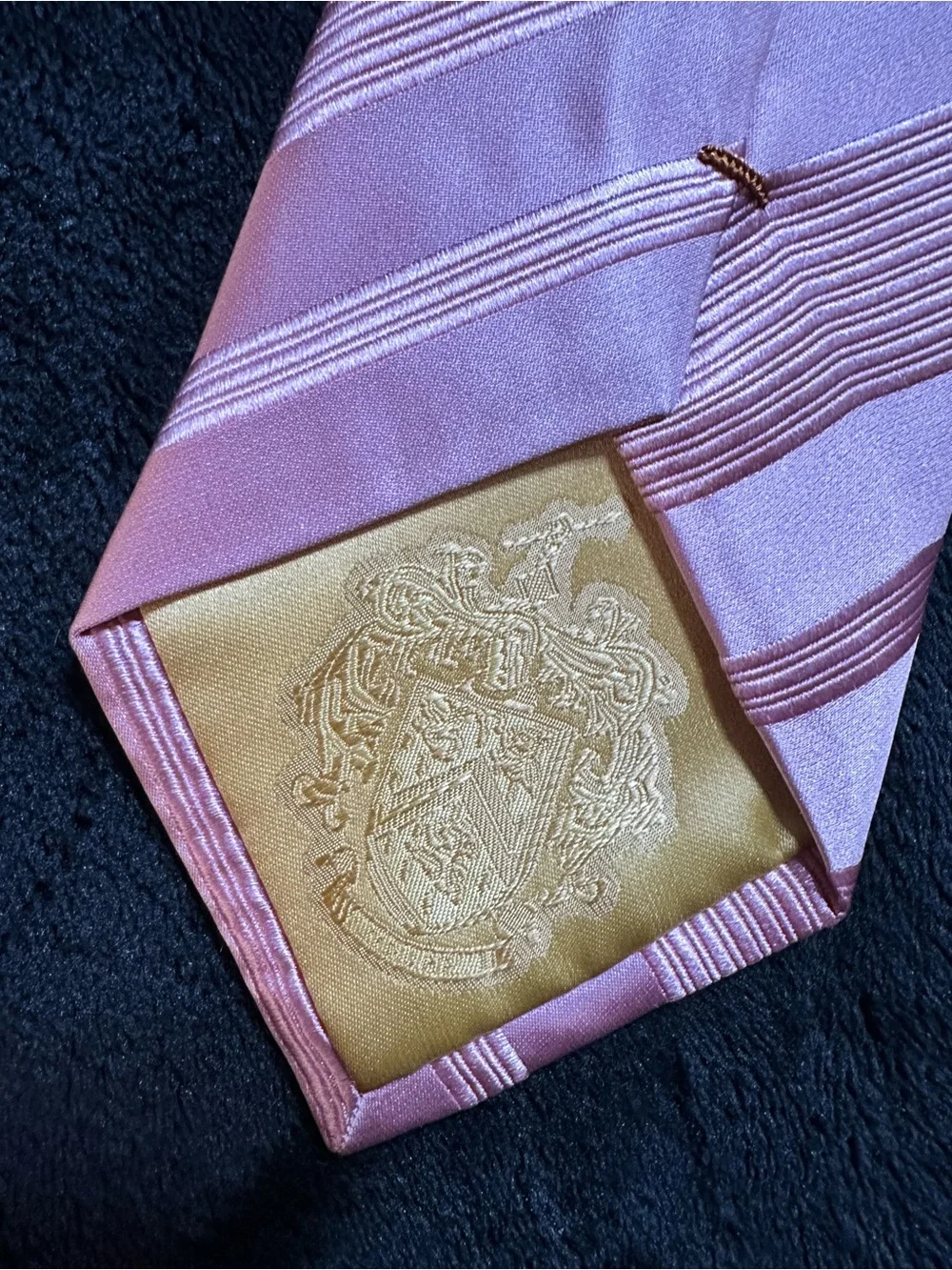 Donald J. Trump Signature Collection‎ Pink Striped Silk Tie Made in Italy